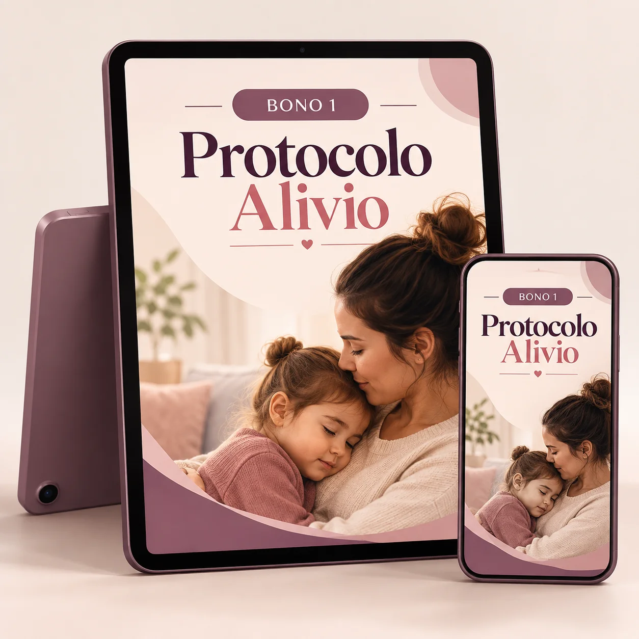 Mockup del bono 01: Protocolo Alivio