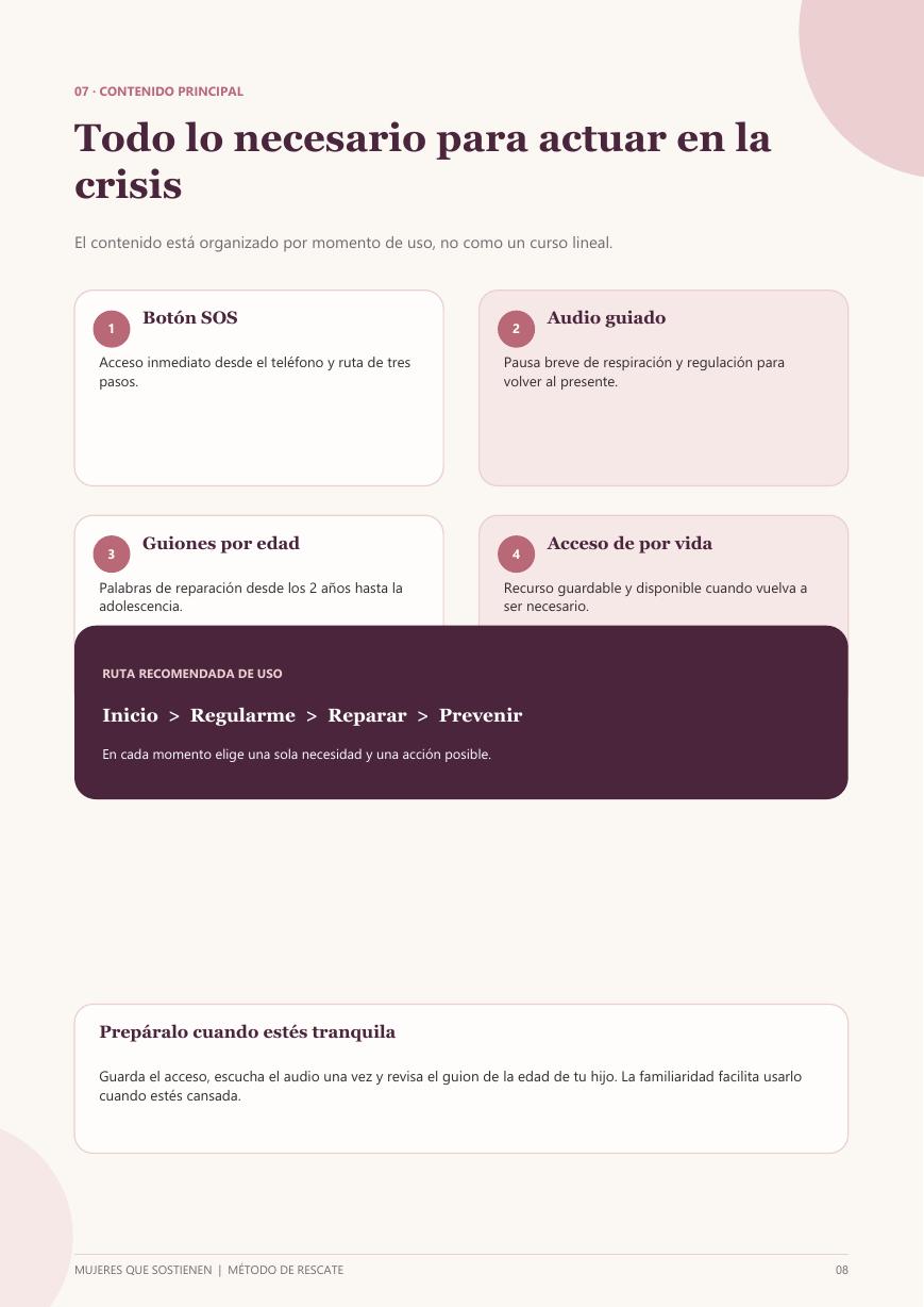 Página interior: Todo para actuar en la crisis