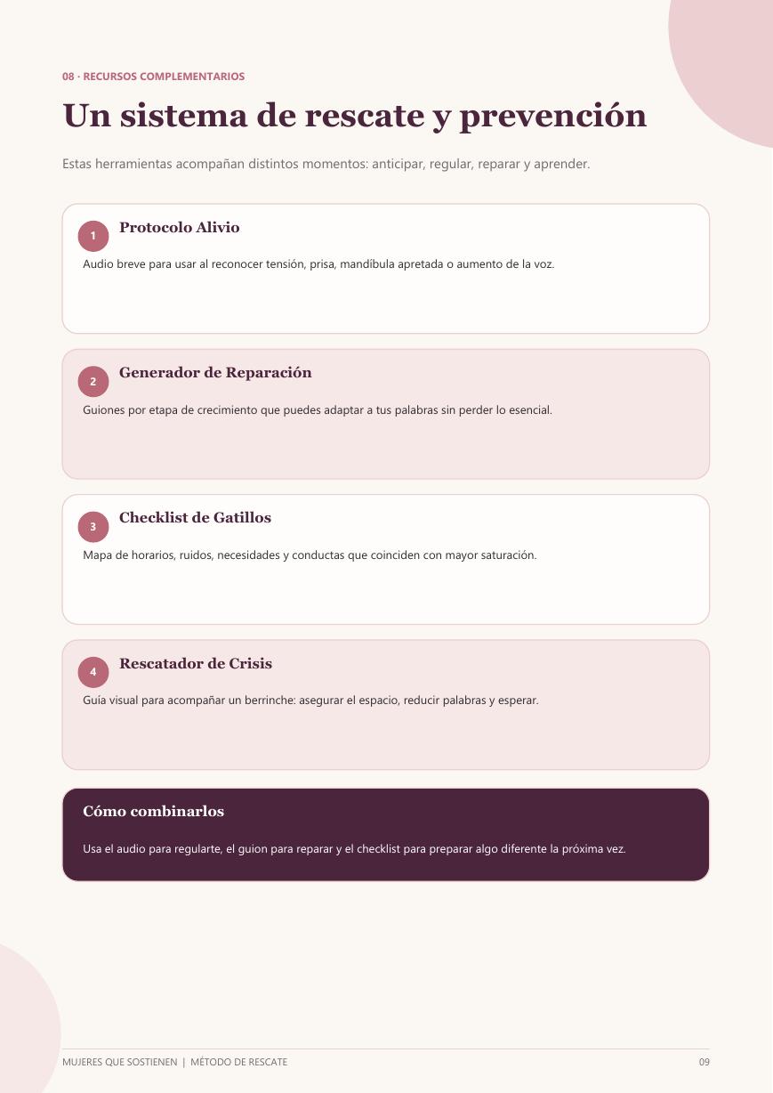 Página interior: Un sistema de rescate y prevención